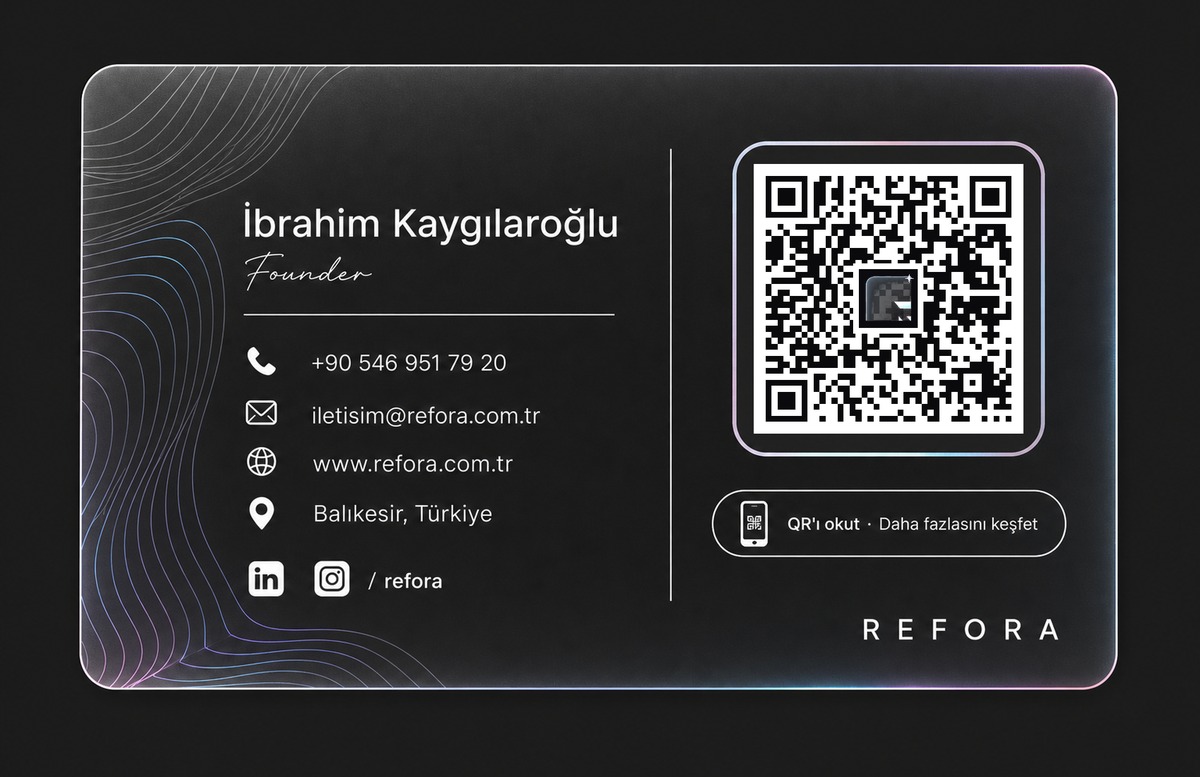 Refora kartvizit arka yüz